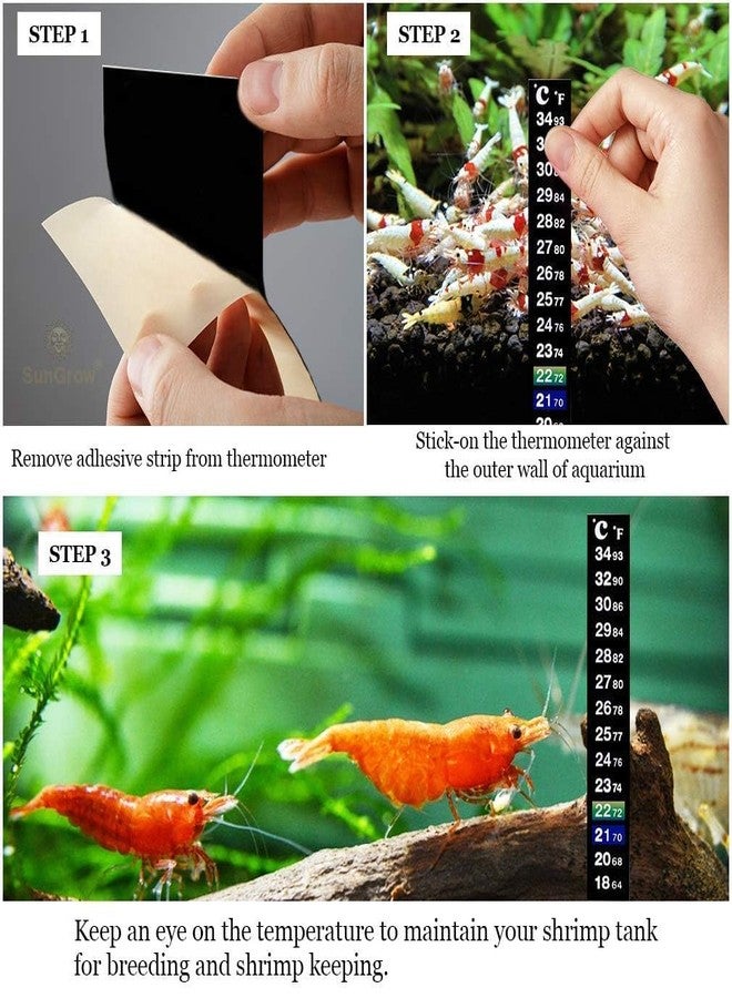 MRP ENTERPRISE Brewing Thermometer Strip, Aquarium Thermometer Sticker, 3-Pack, Adhesive, Color Changing, Highly Accurate (pack of 3) - Image 4